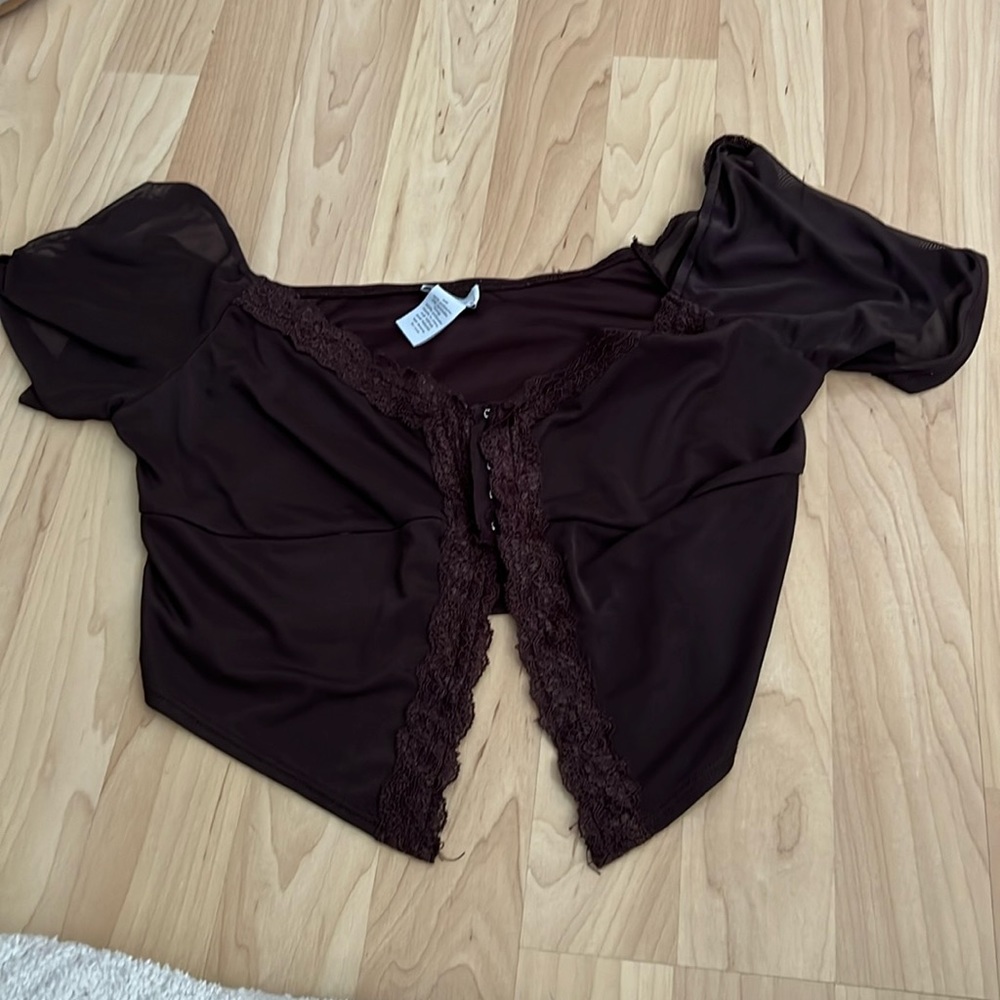 Corset style top
